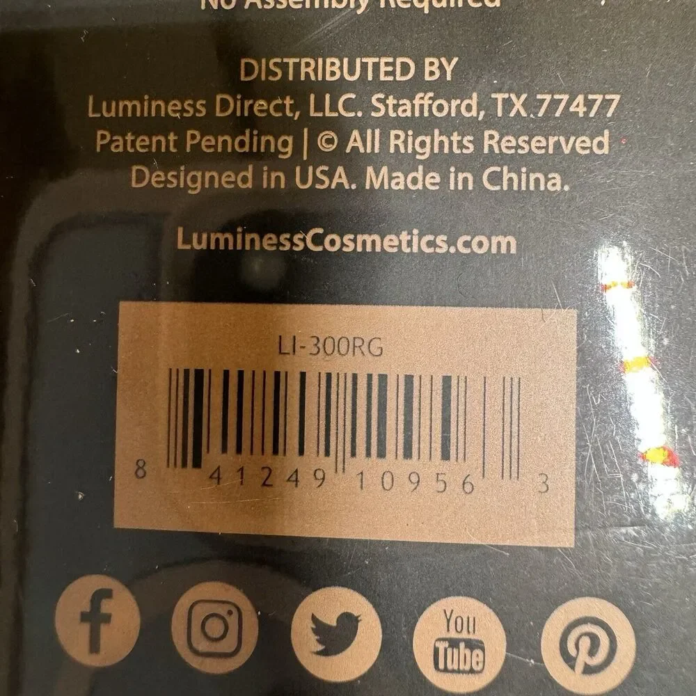 Luminess Air Icon Airbrush System LI-300RGT With AC Adapter New & Sealed